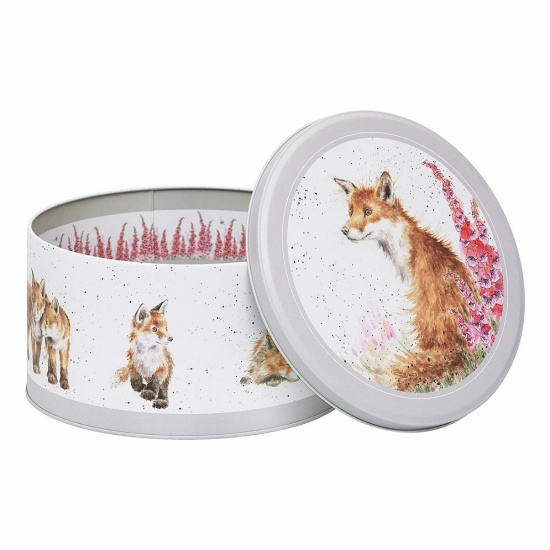 Wrendale 'Highland Cow, Fox, Hedgehog' Cake Tin Nest