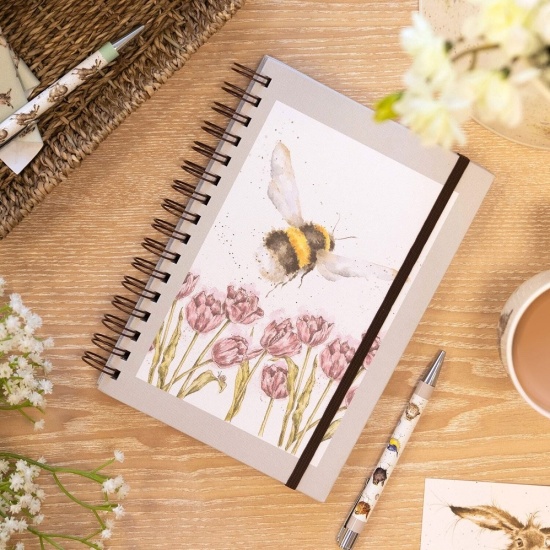 Wrendale 'Flight of the Bumblebee' A5 Spiral Notebook