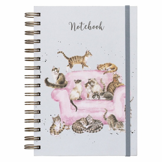 Wrendale 'Cattitude' A5 Spiral Notebook