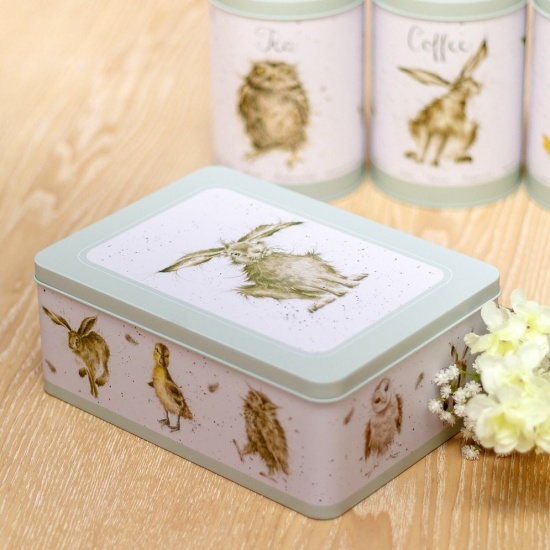 Wrendale 'Hare' Rectangular Tin