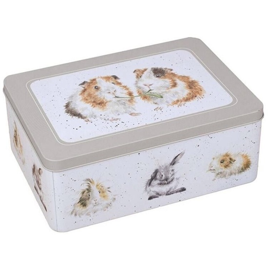 Wrendale 'Guinea Pig' Rectangular Tin