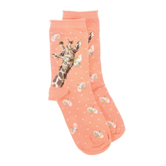 Wrendale 'Flowers' Giraffe Socks