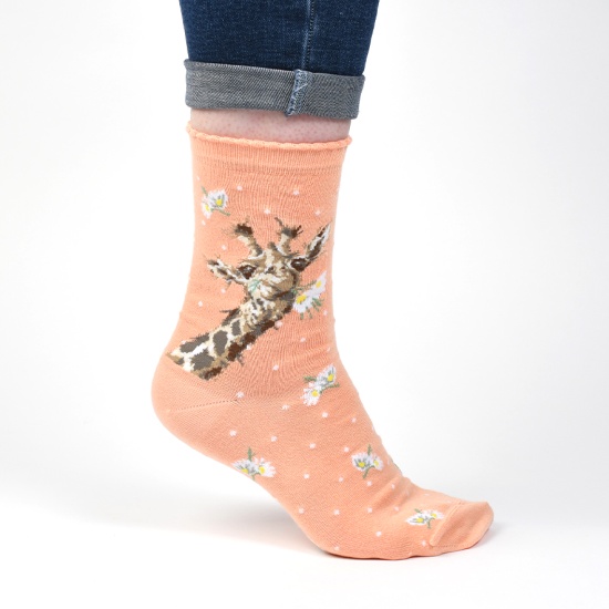 Wrendale 'Flowers' Giraffe Socks