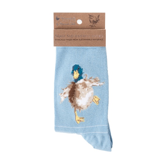 Wrendale 'A Waddle & a Quack' Duck Socks