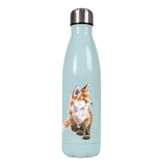 Wrendale 'Contentment' Fox Water Bottle 500ml