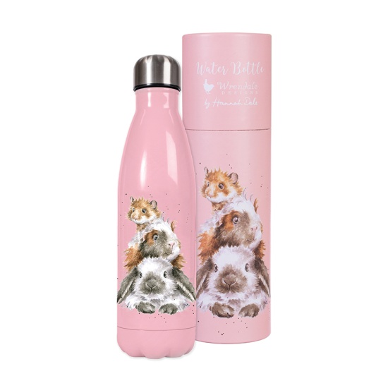 Wrendale 'Piggy in the MIddle' Guinea Pig/Rabbit Water Bottle 500ml