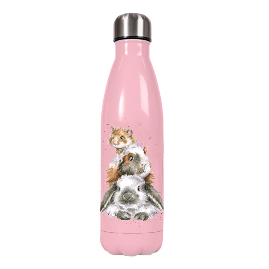 Wrendale 'Piggy in the MIddle' Guinea Pig/Rabbit Water Bottle 500ml