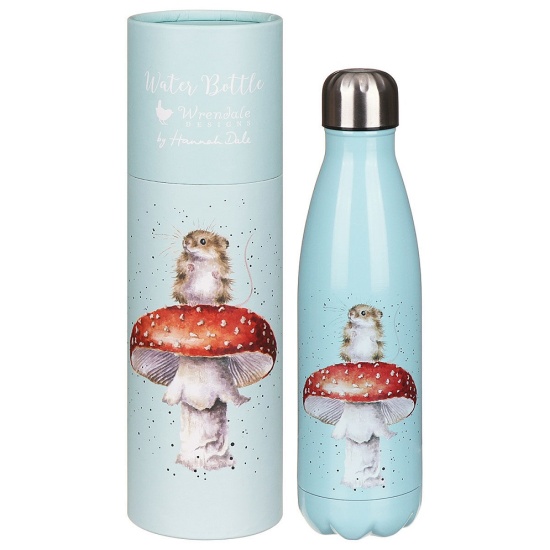 Wrendale 'He's a Fun-Gi' Mouse Water Bottle 500ml