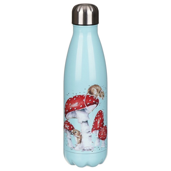 Wrendale 'He's a Fun-Gi' Mouse Water Bottle 500ml