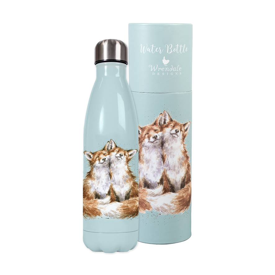 Wrendale 'Contentment' Fox Water Bottle 500ml