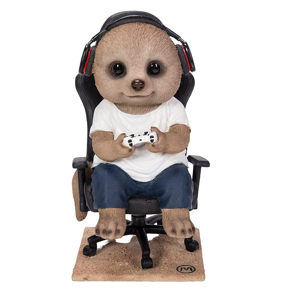 Baby Meerkat Gamer by Vivid Arts